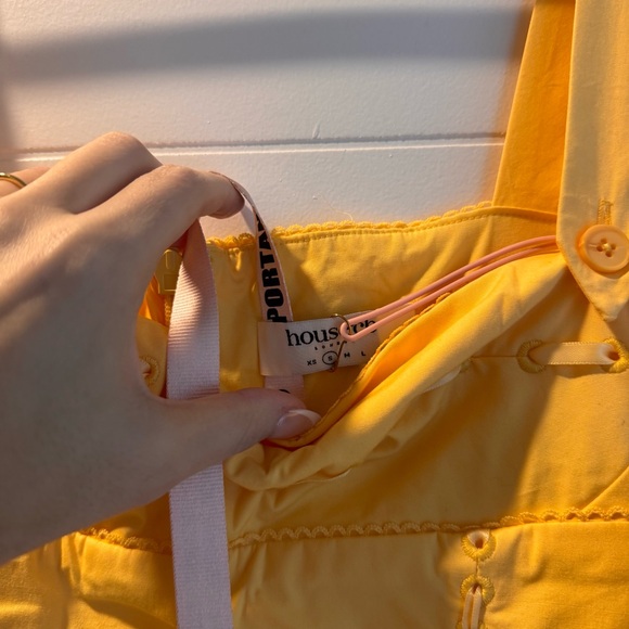 NWT House of CB Vivien Apricot Cotton Midi Sundress - Picture 9 of 10